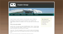 Desktop Screenshot of kingstonstorage.com.au